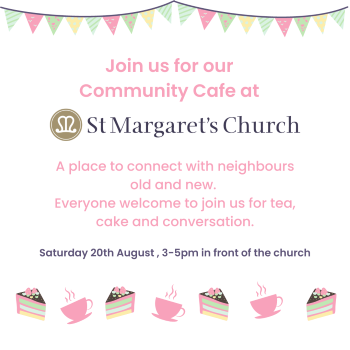 Community Café – Saturday 20 August